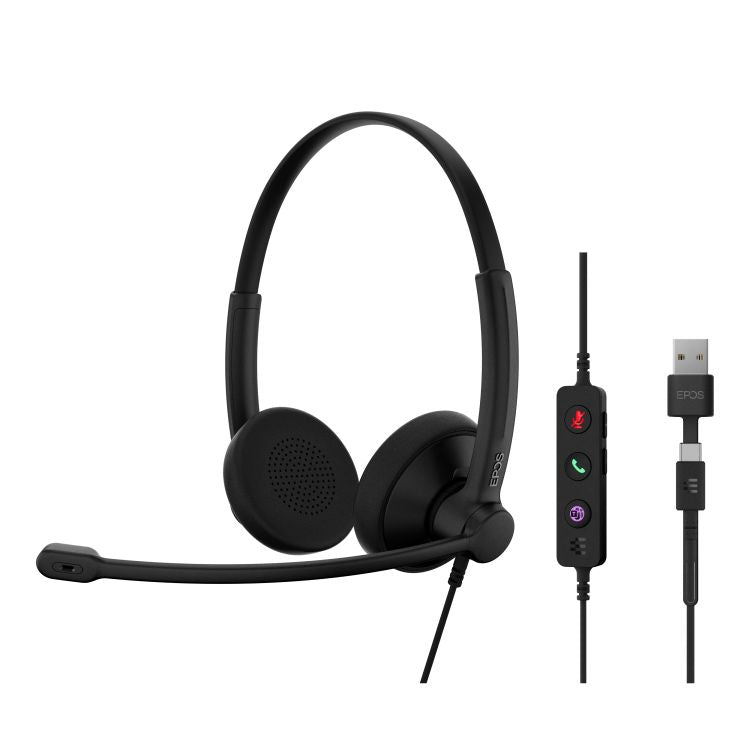 EPOS Impact 100 MS Stereo USB-C+A Headset EPOS Impact 100 MS Stereo USB-C+A Headset